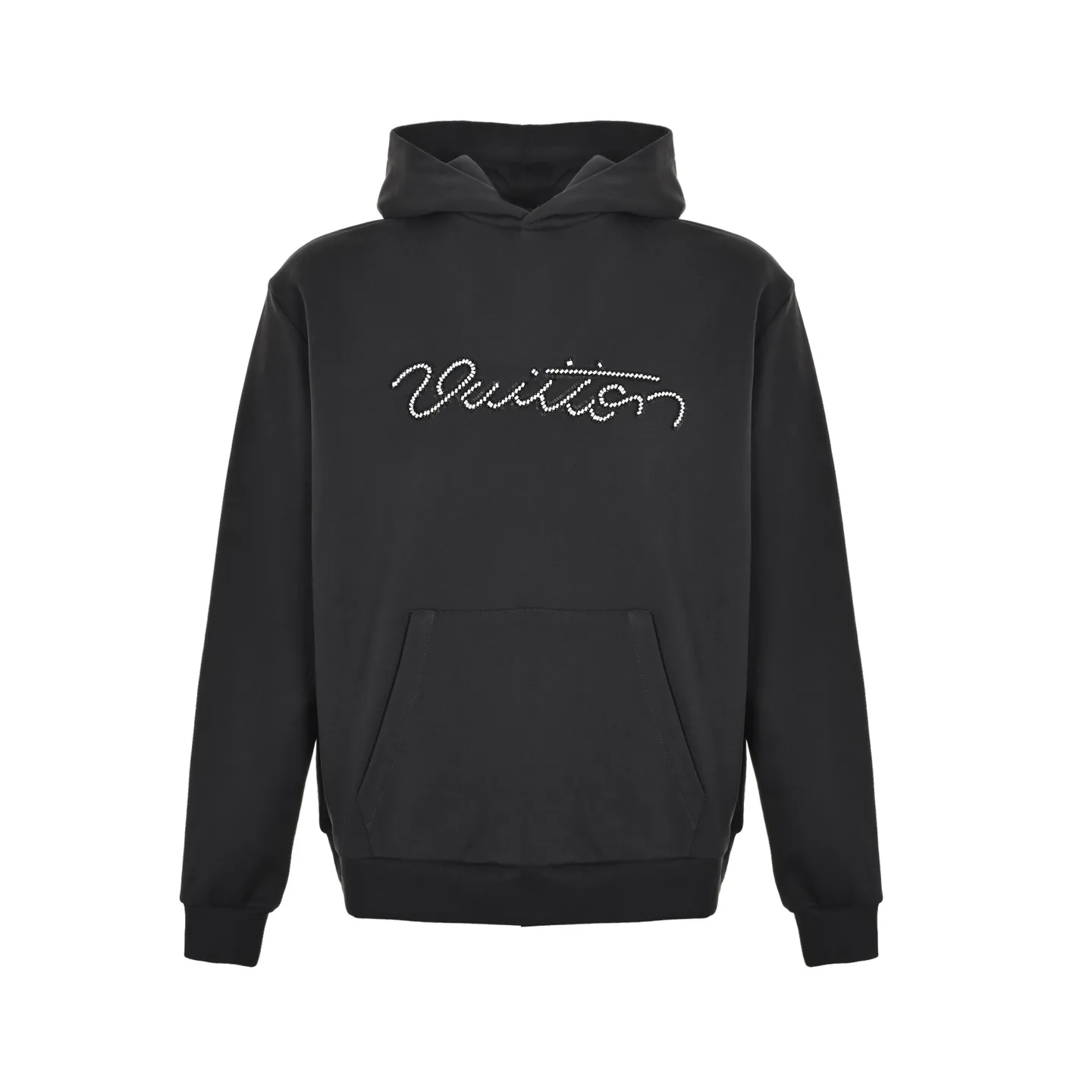 Louis Vuitton/Louis Vuitton beaded embroidered hooded sweatshirt